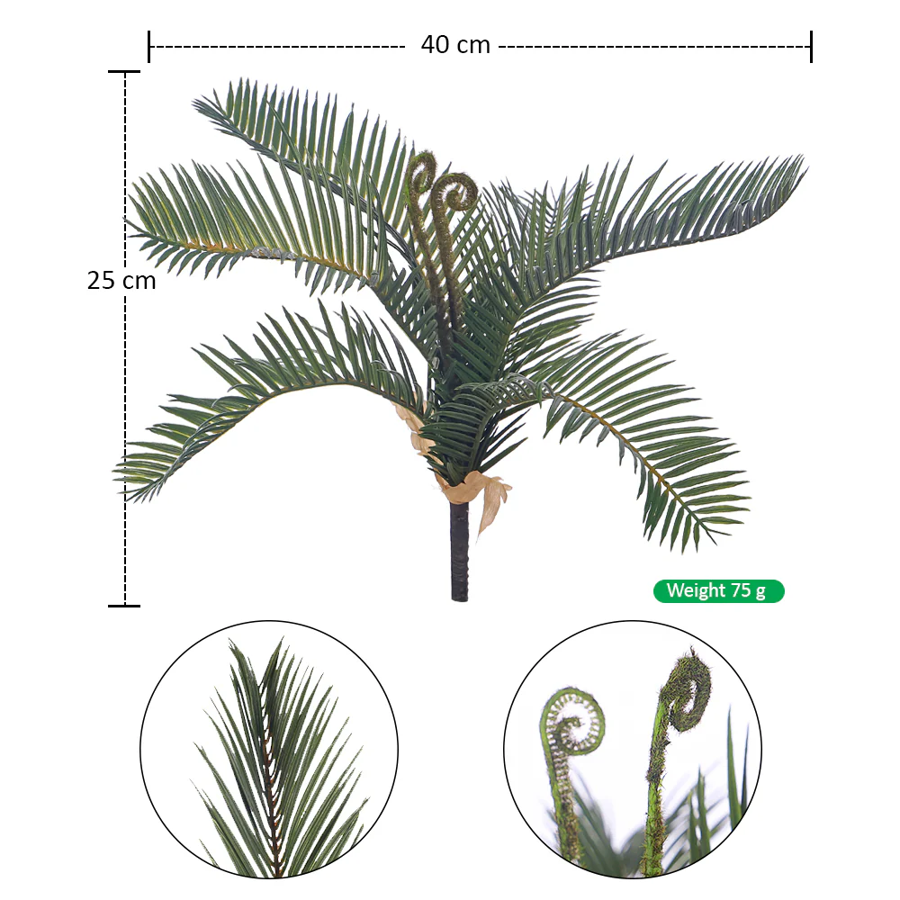 Artificial Cycas Leaves(without vase) - Image 2
