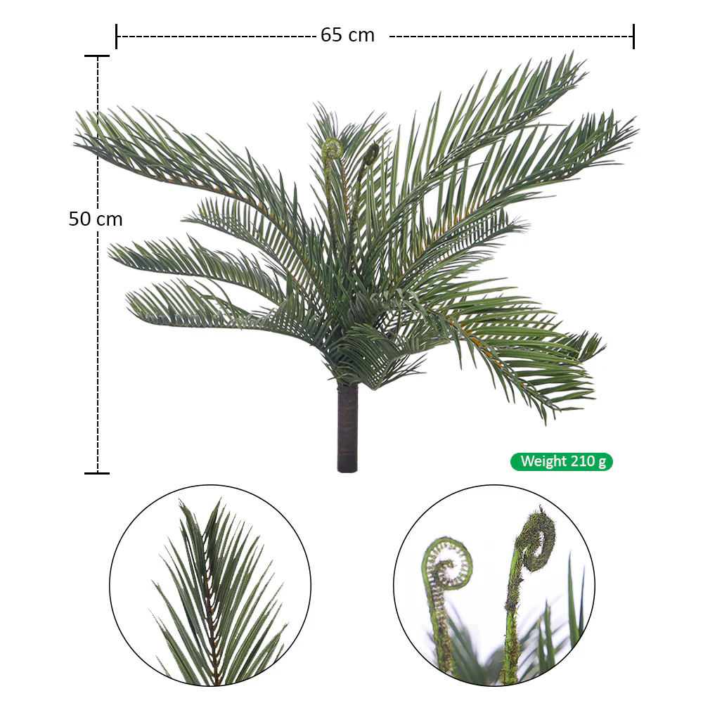 Artificial Cycas Leaves(without vase) - Image 5