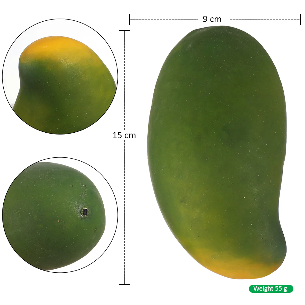 Single Piece Artificial Decorative Mango Fruit - Image 2
