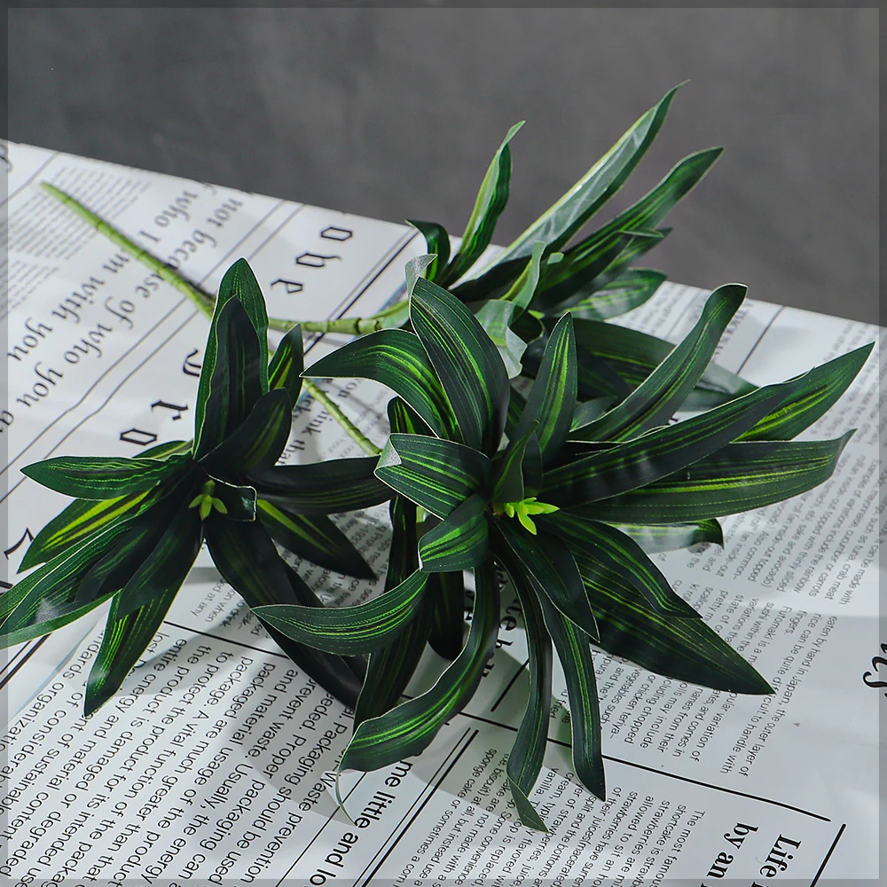 Single Stem Artificial Dracaena Leaves(without vase) - Image 3