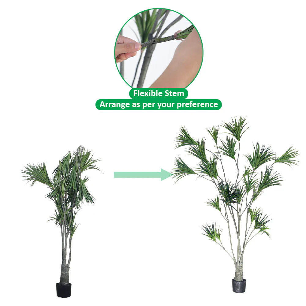 Artificial Dracaena Marginata 3m Tall - Image 4