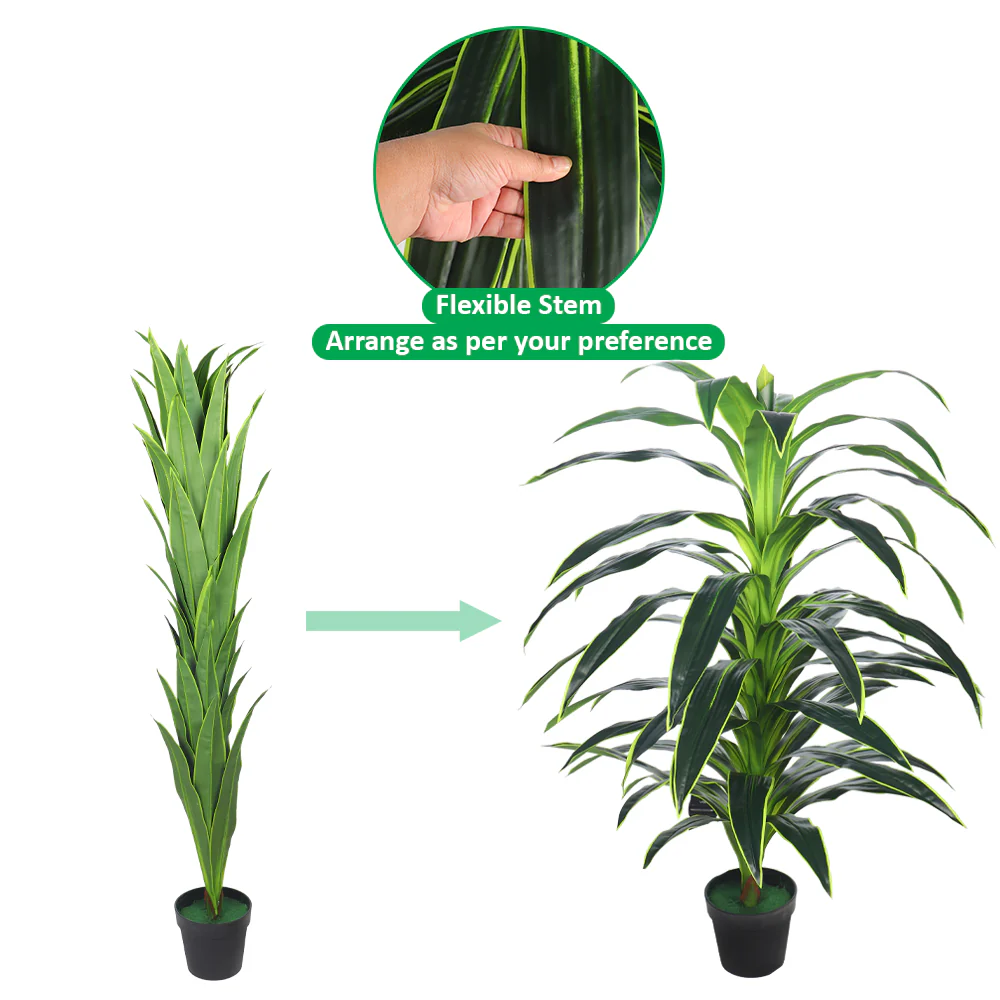 Artificial Dracaena Massangeana Plant Design - Image 5