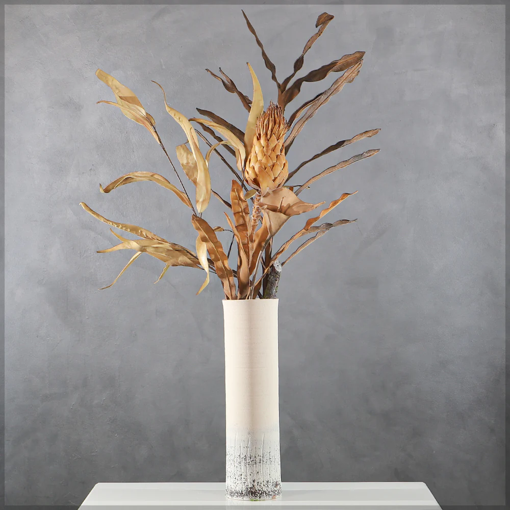 Artificial Dried Look Eucalyptus Leaves(without vase)