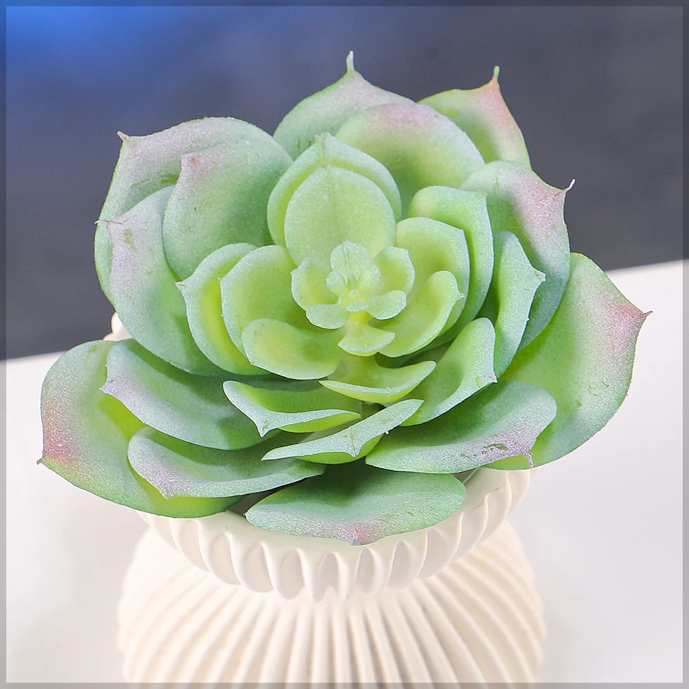 Artificial Echeveria Succulent Pick(without vase) - Image 13