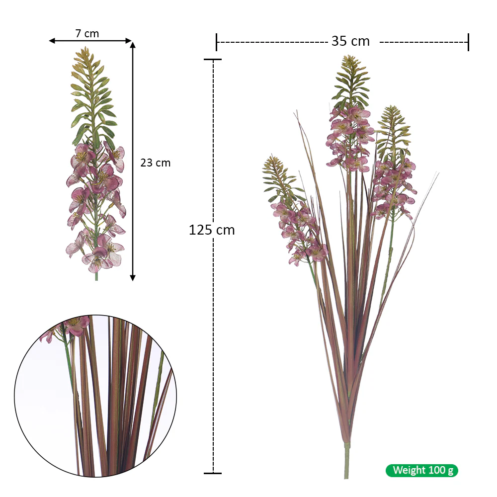 Artificial Emerald Wildflower Bunch - Image 2