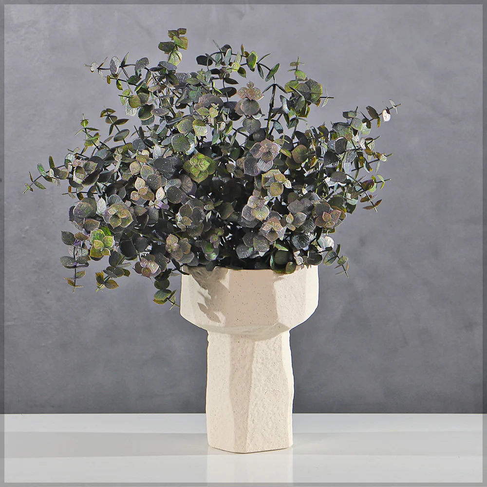 Artificial Eucalyptus Single Stems Leaves(without vase) - Image 4