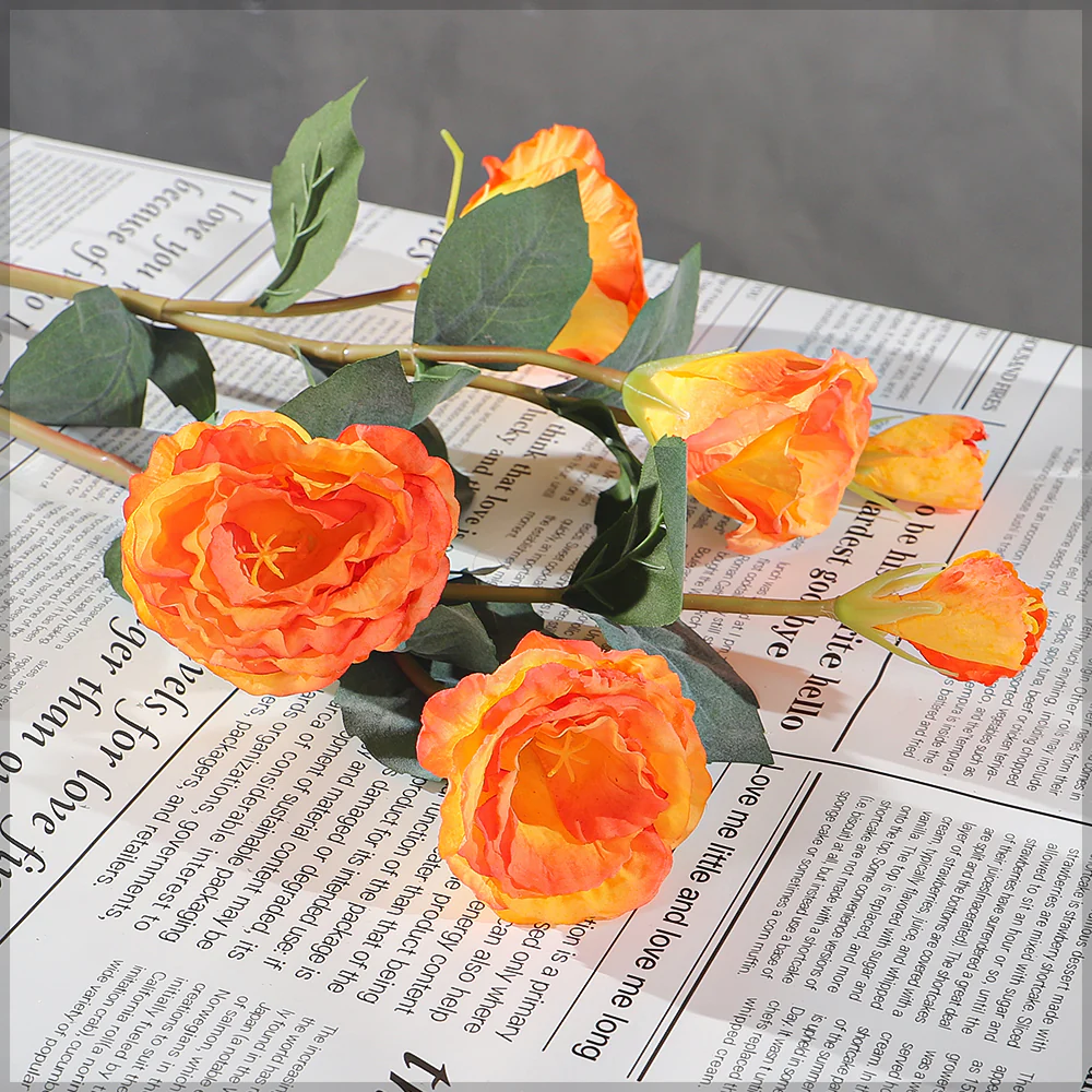 Artificial Eustoma Grandiflorum Single Stem Flower(without vase) - Image 10