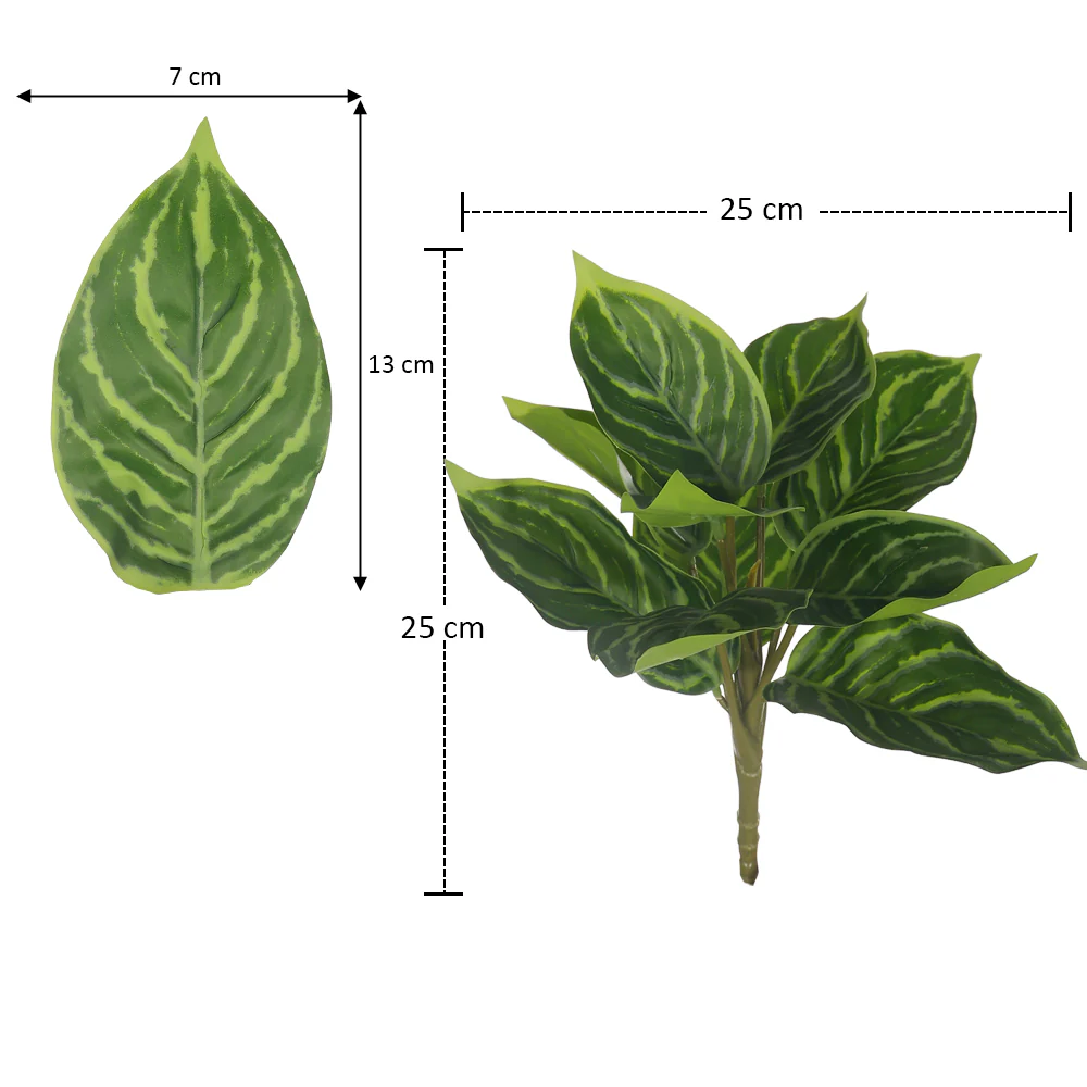 Artificial Evergreen Leaves(without vase) - Image 11