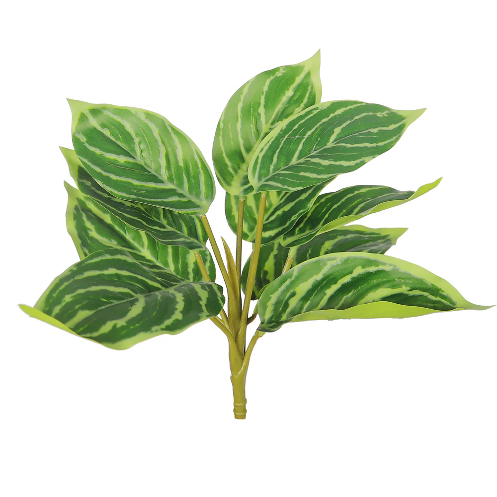 Artificial Evergreen Leaves(without vase) - Image 3