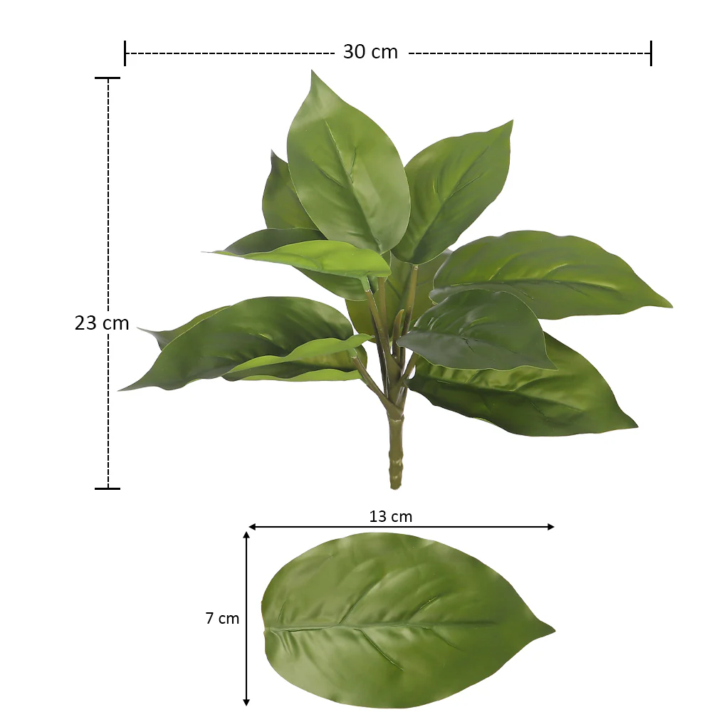 Artificial Evergreen Leaves(without vase) - Image 5