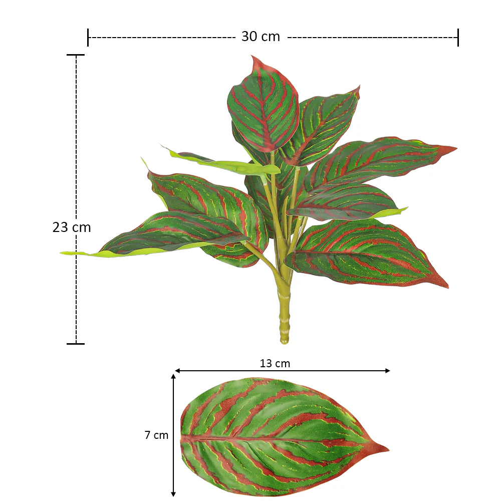 Artificial Evergreen Leaves(without vase) - Image 8