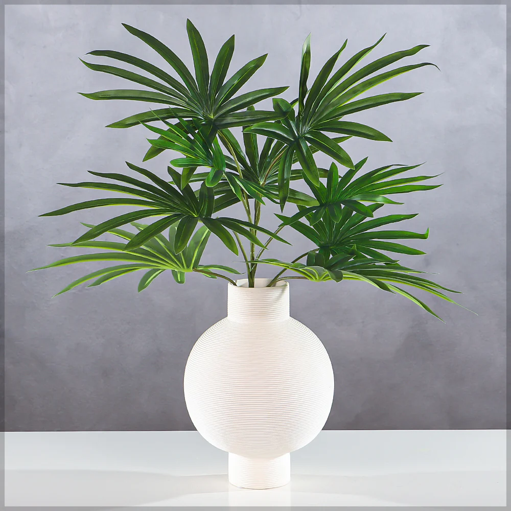 Artificial Fan Palm Leaves(without vase) - Image 4