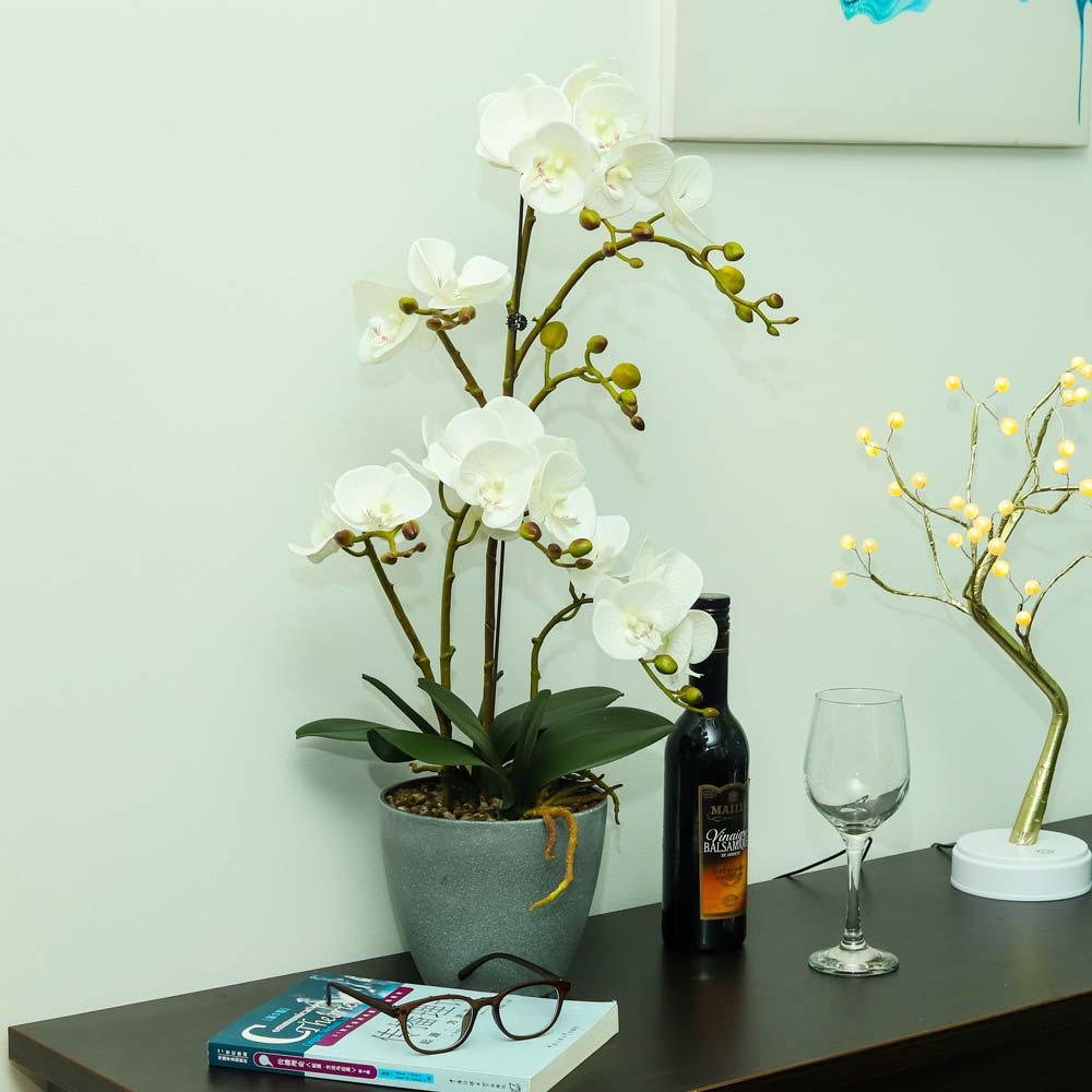 Artificial Faux Orchid Plant Arrangements - Image 11