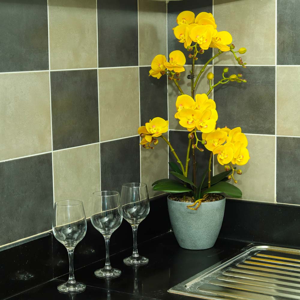 Artificial Faux Orchid Plant Arrangements - Image 20