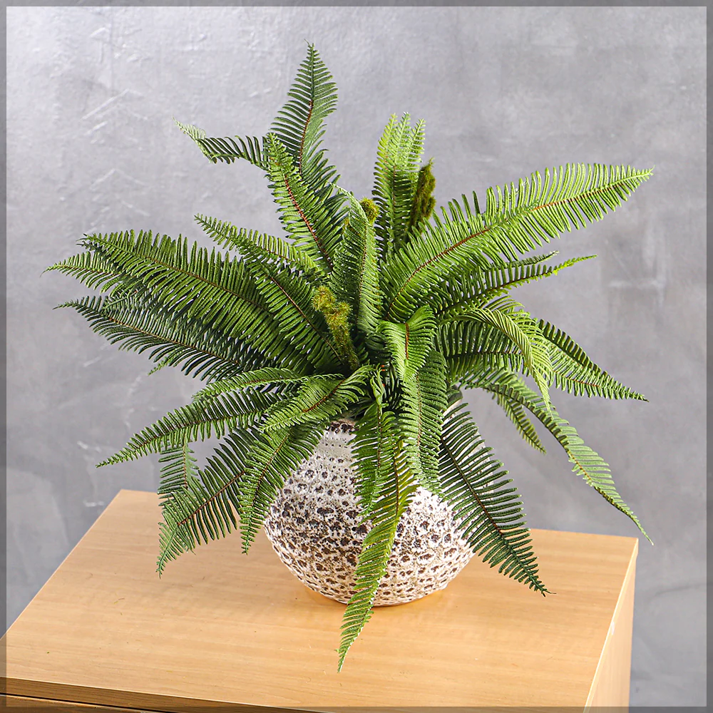 Artificial Fern Bunch and Stems(without vase)