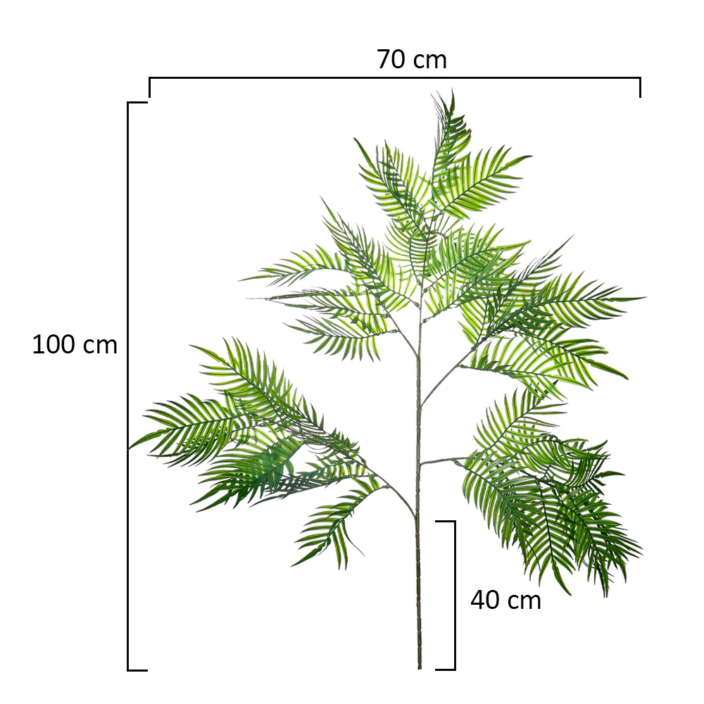 Artificial Fern Leaves Single Stem(without vase) - Image 3