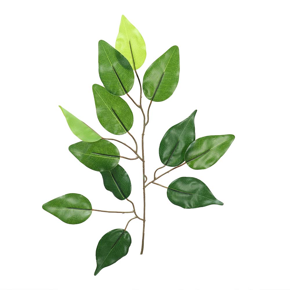 Artificial Ficus Leaf Branch - Image 4