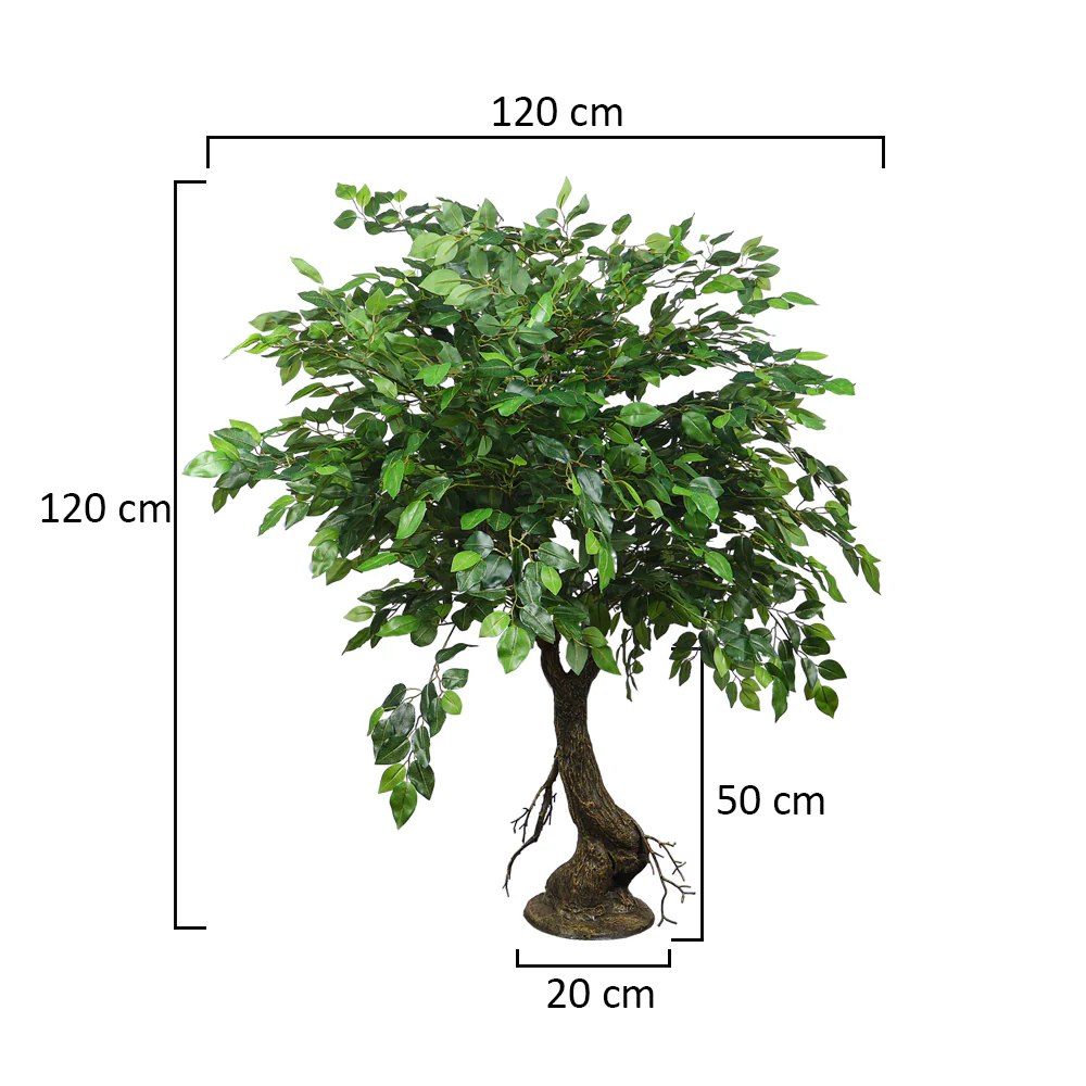 Artificial Ficus Plant 1.2m High - Image 3