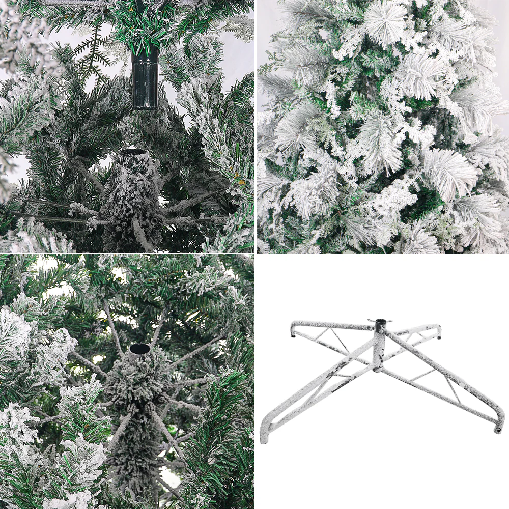 1 Piece Artificial Flocked Pine Christmas Tree  ( Chirstmas Tree only, Ornaments not Included) - Image 12