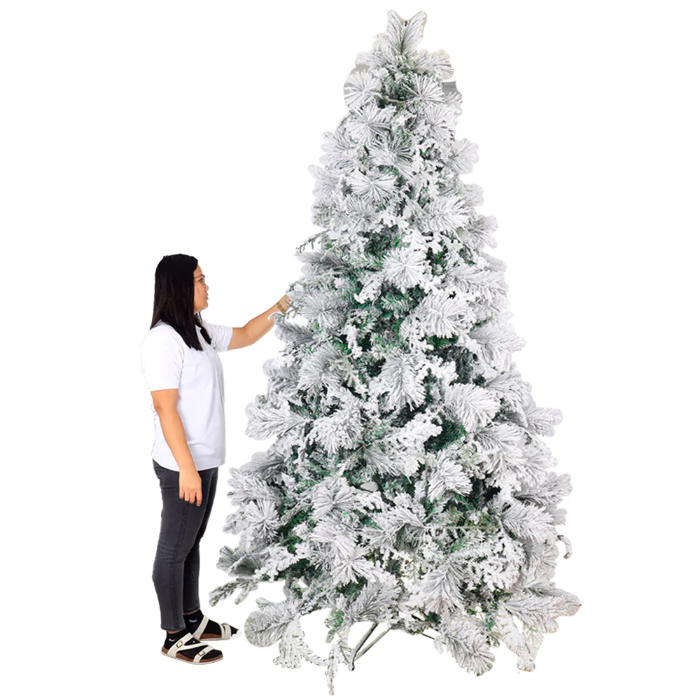 1 Piece Artificial Flocked Pine Christmas Tree  ( Chirstmas Tree only, Ornaments not Included) - Image 14