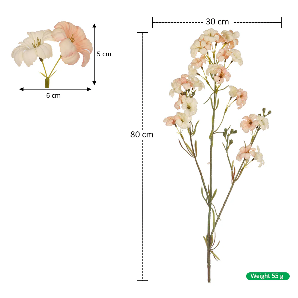 Artificial Flower Blossom Single Stem(without vase) - Image 6