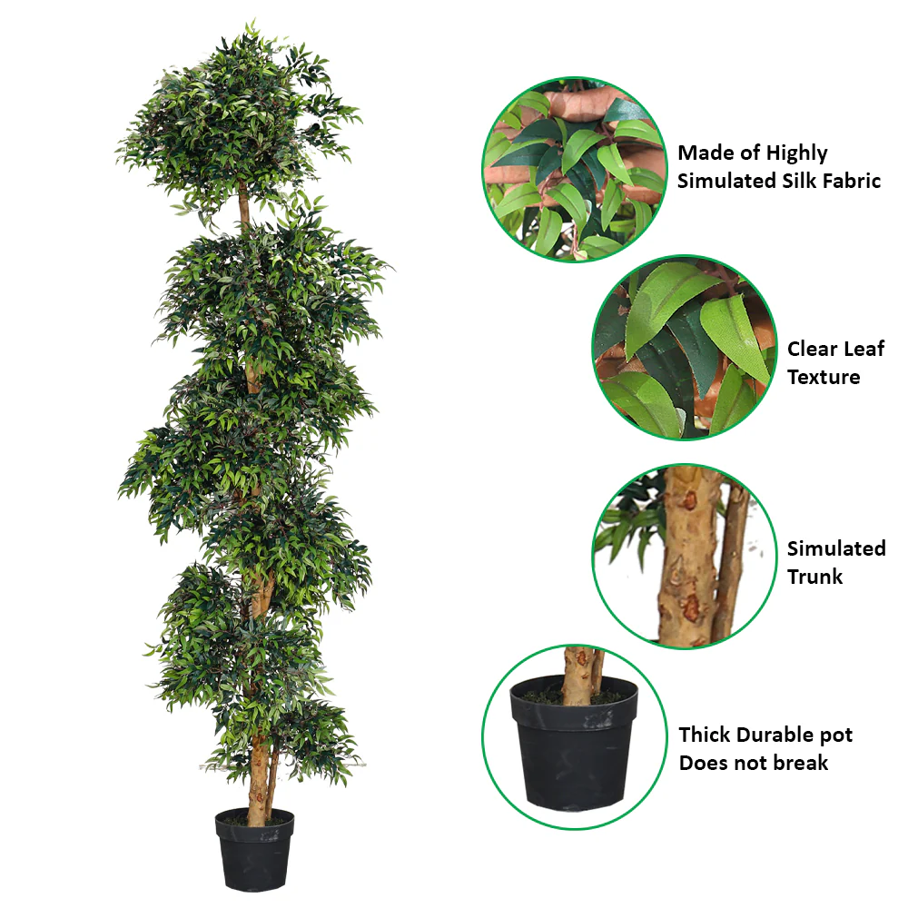 Artificial Fruticosa Ficus Tree - Image 4