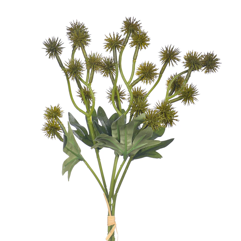 Artificial Globe Thistle Flower Grass Stem - Image 7