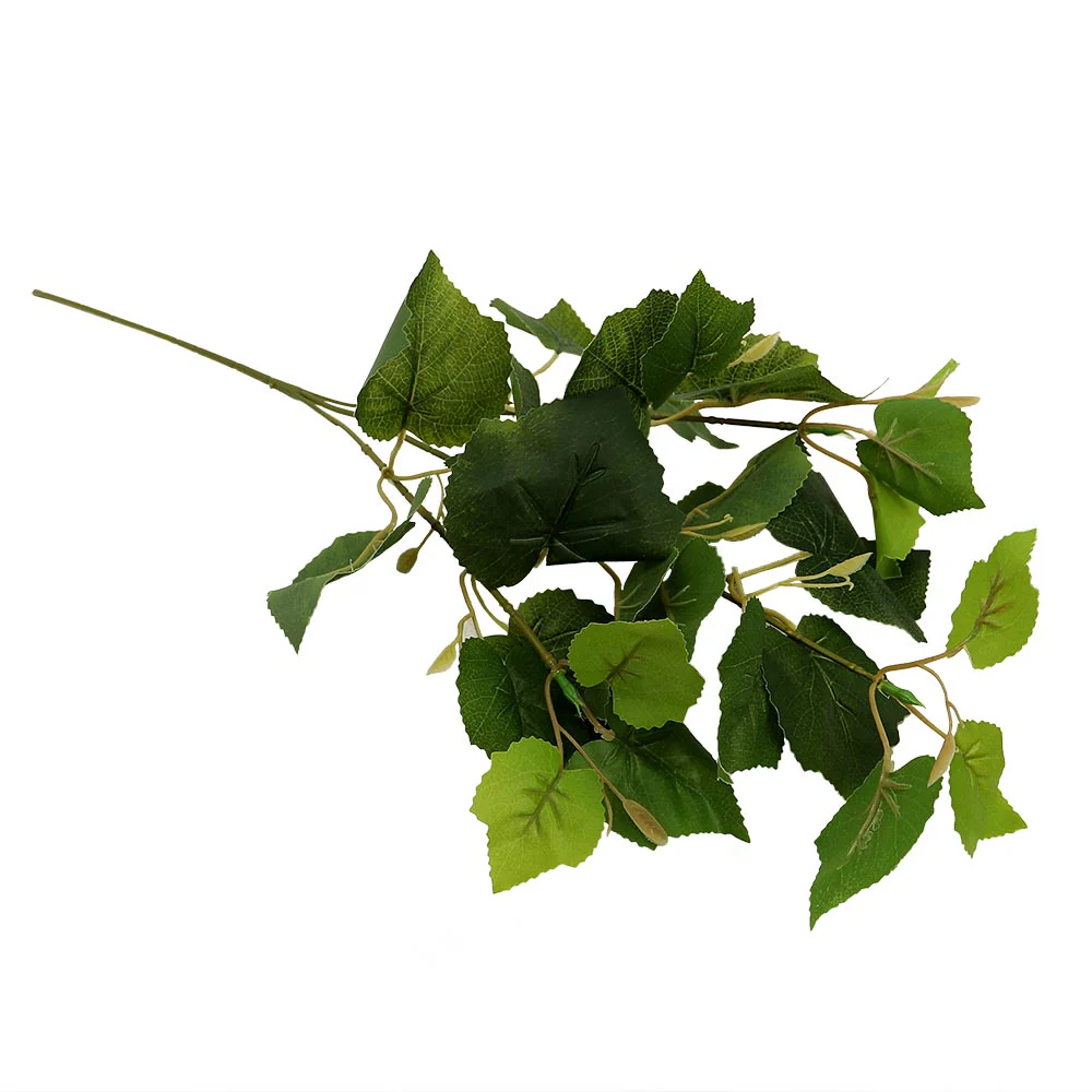 Artificial Grapes Leaf Branches Green - Image 3