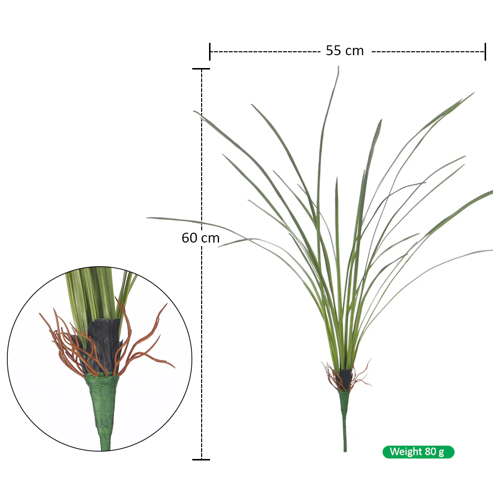 Artificial Grass Plant(without vase) - Image 2