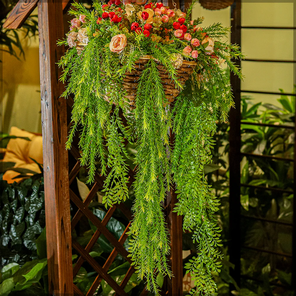 Artificial Single Grass Vine Hanging