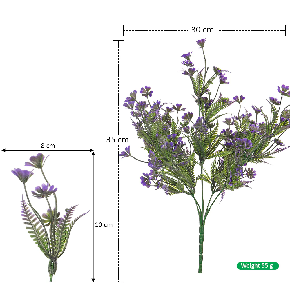 Artificial Grass Water Single Bunch(without vase) - Image 2