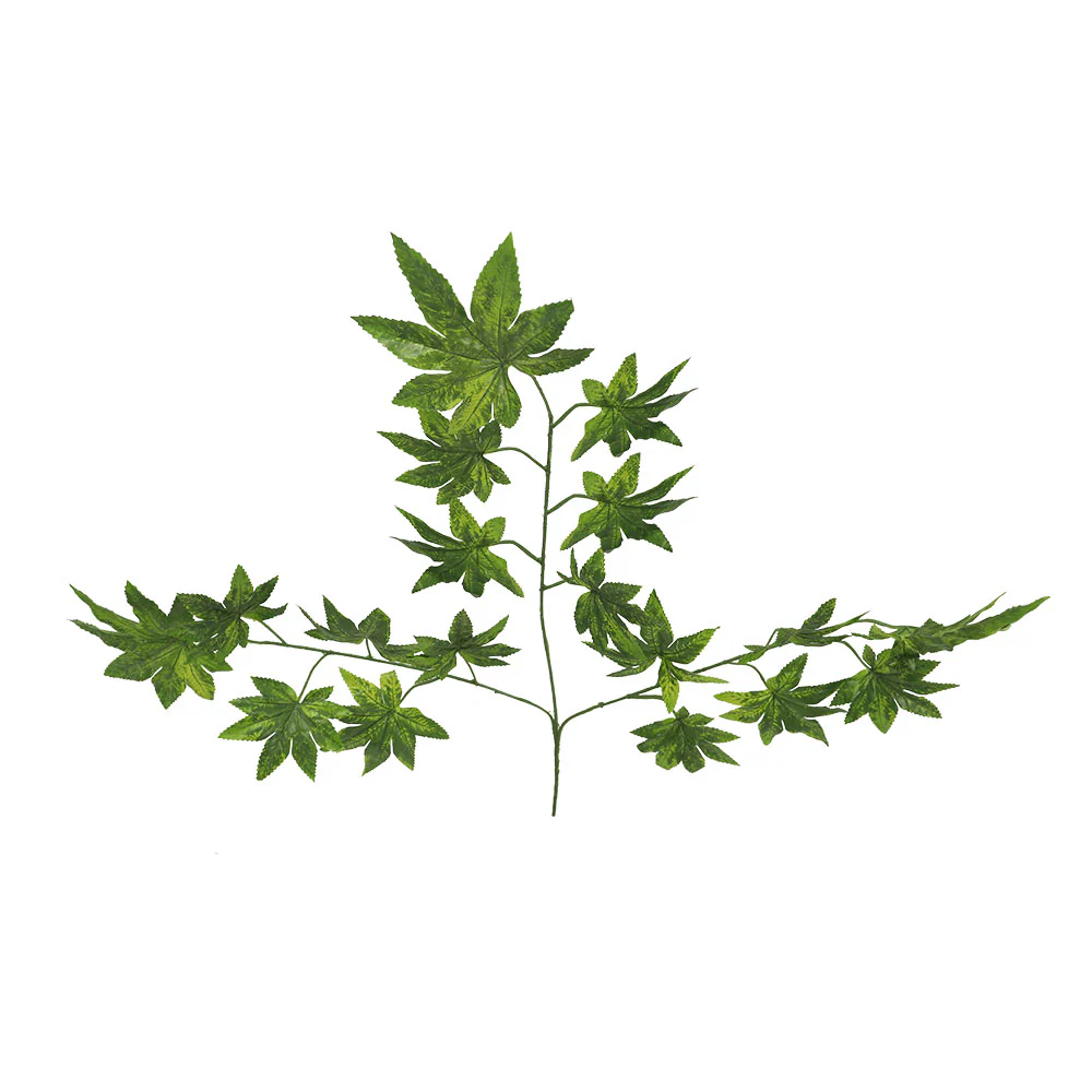 Artificial Green Canada Leaf - Image 4