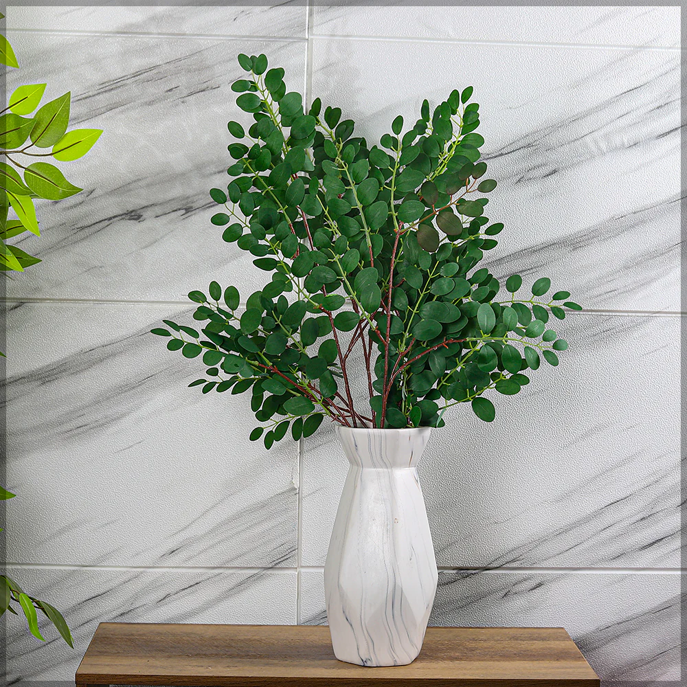 Artificial Green Leaf Branch