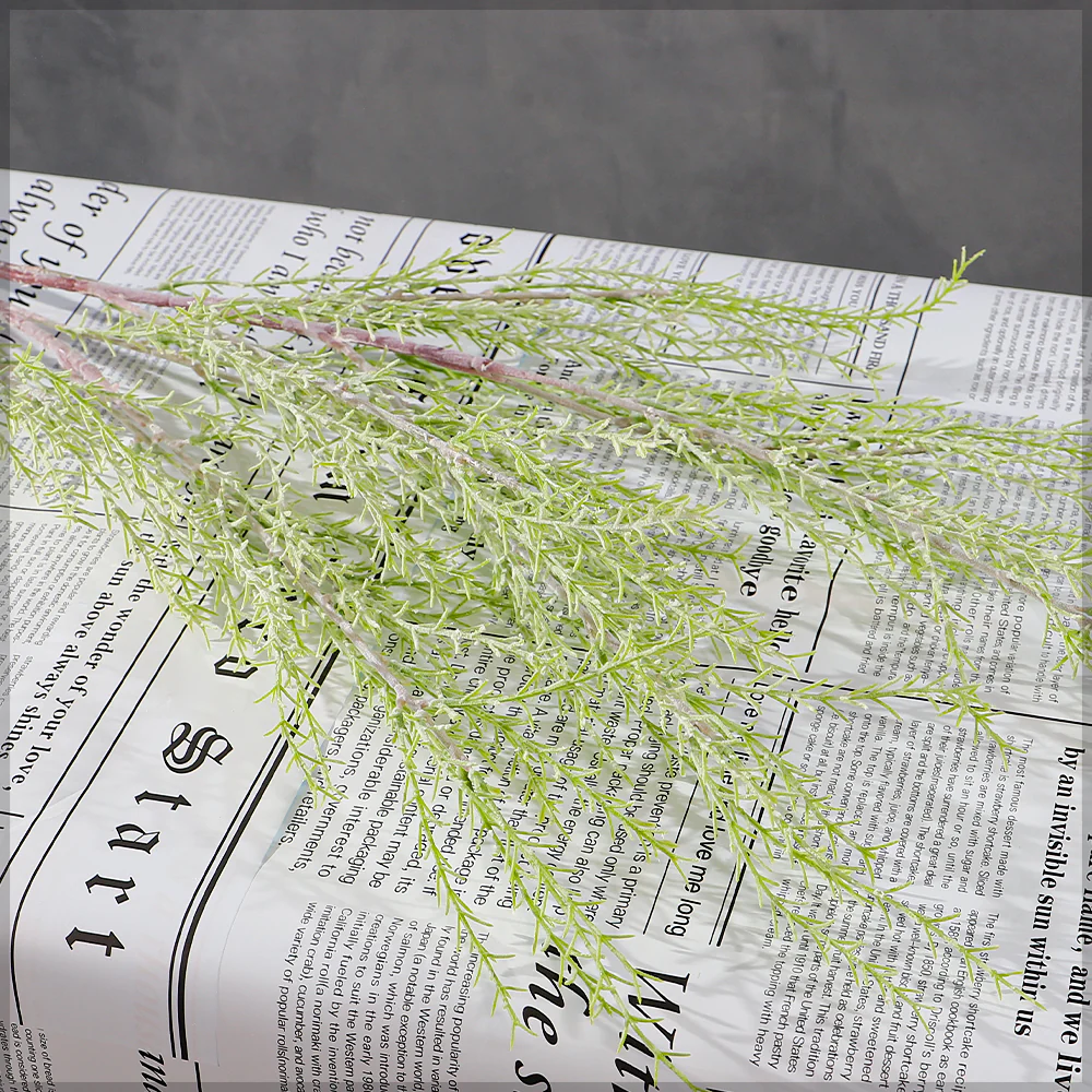 Artificial Green Leaf Vine Single Stem (without vase) - Image 3