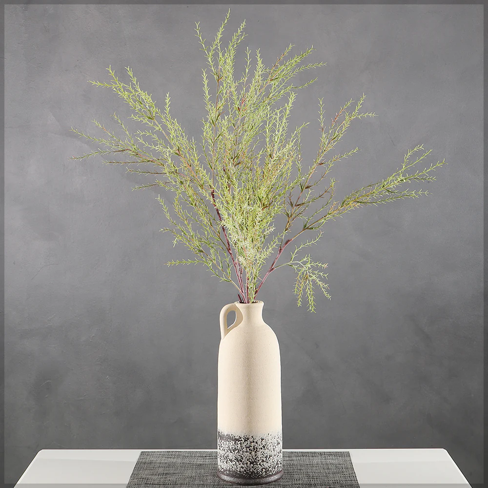 Artificial Green Leaf Vine Single Stem (without vase) - Image 5