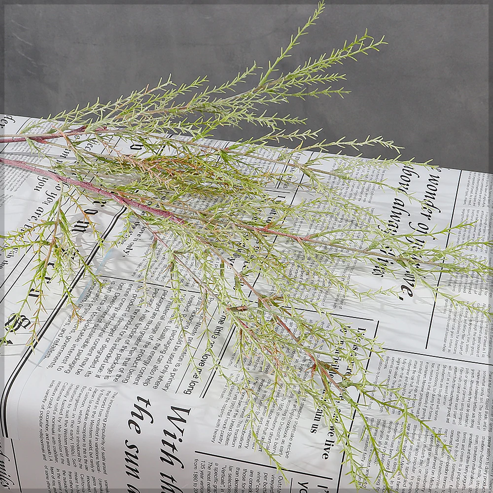 Artificial Green Leaf Vine Single Stem (without vase) - Image 7