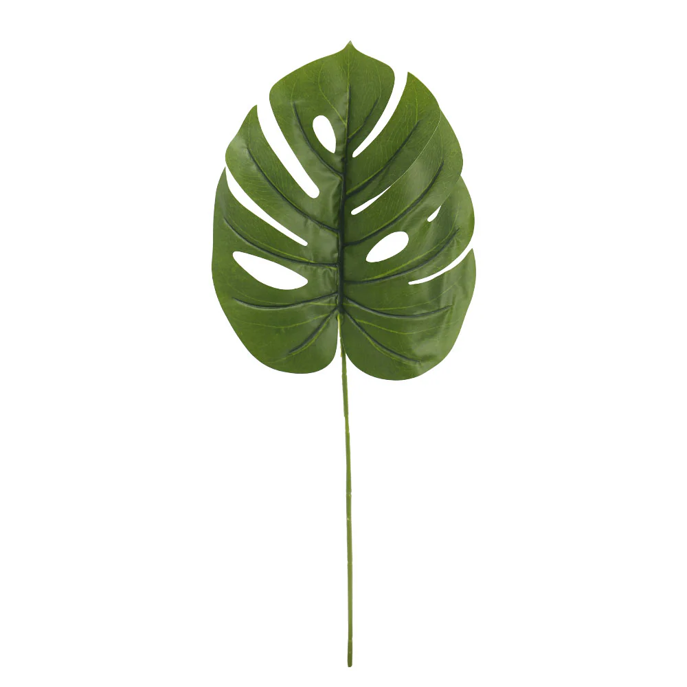 Artificial Green Monstera Leaf - Image 4