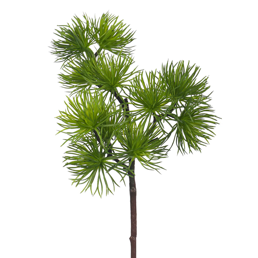 Artificial Green Pine Needle Single Branch(without vase) - Image 4