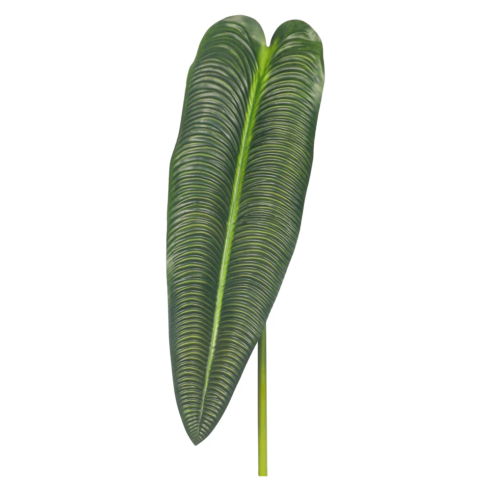 Artificial Green Single Stem Leaf(without vase) - Image 3