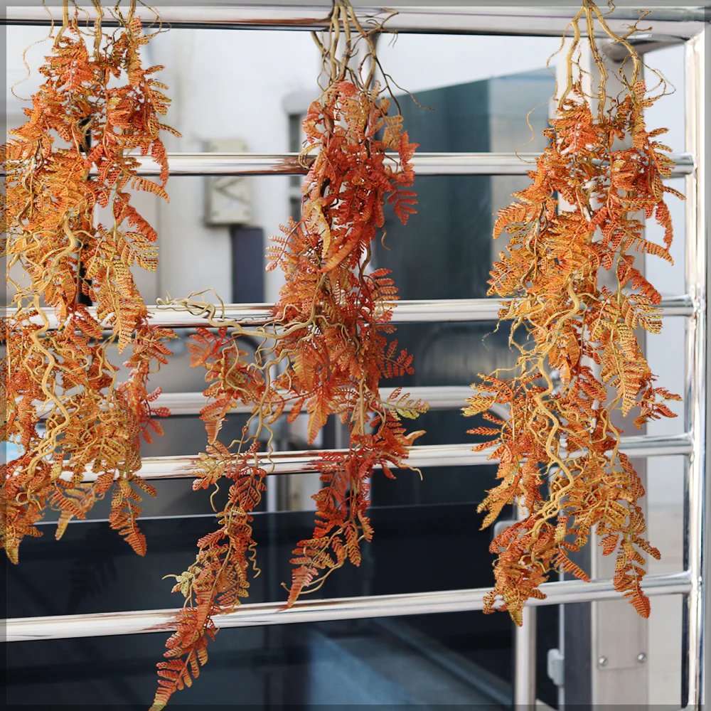 Artificial Single Bunch Hanging Autumn Leaves - Image 4