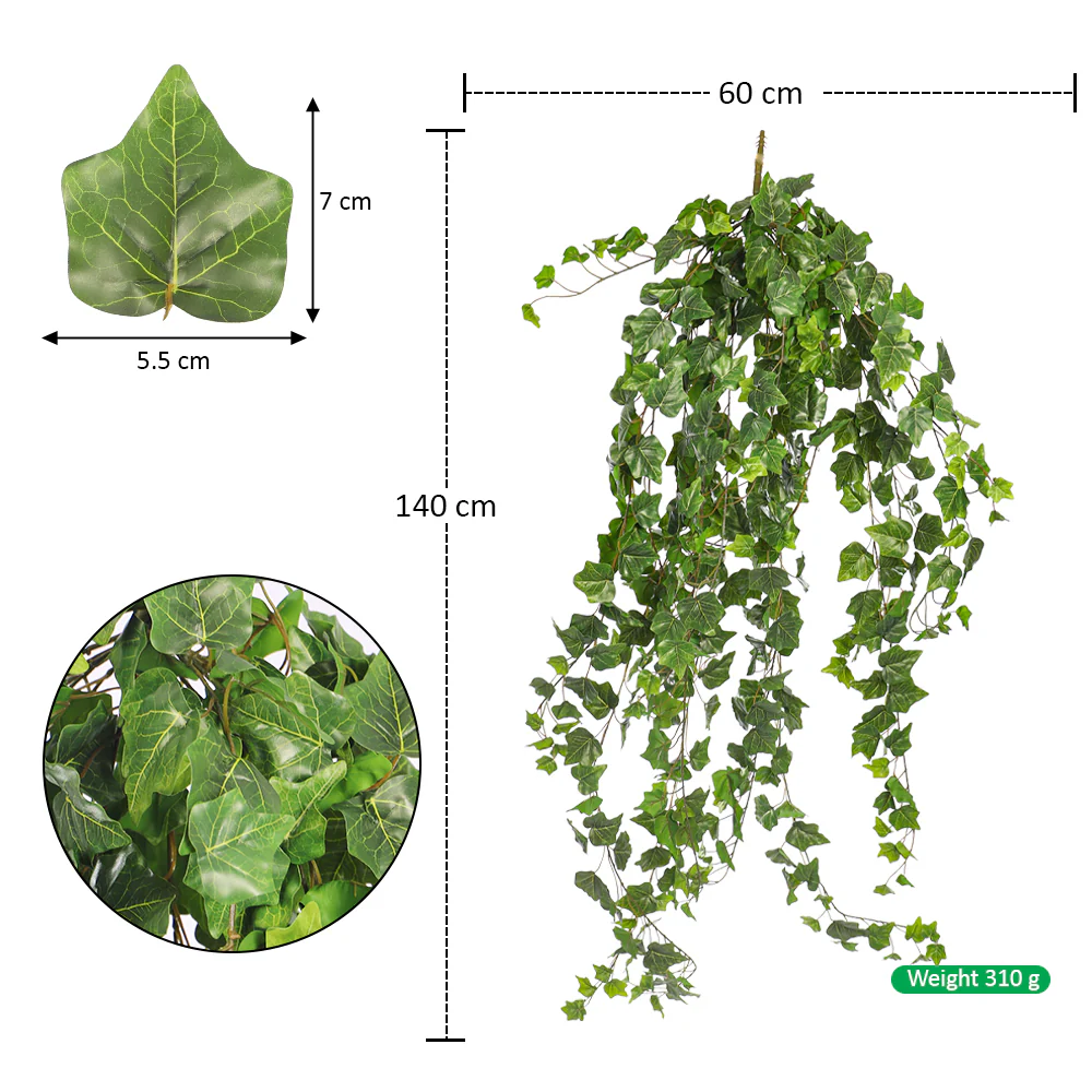 Artificial Hanging Ivy Bunch Leaves - Image 3