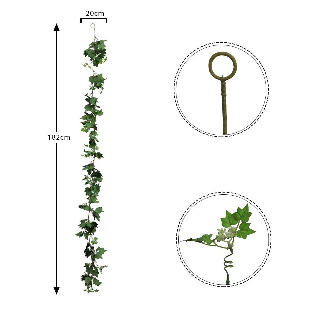 Artificial Hanging Ivy Single Garland Vines - Image 2