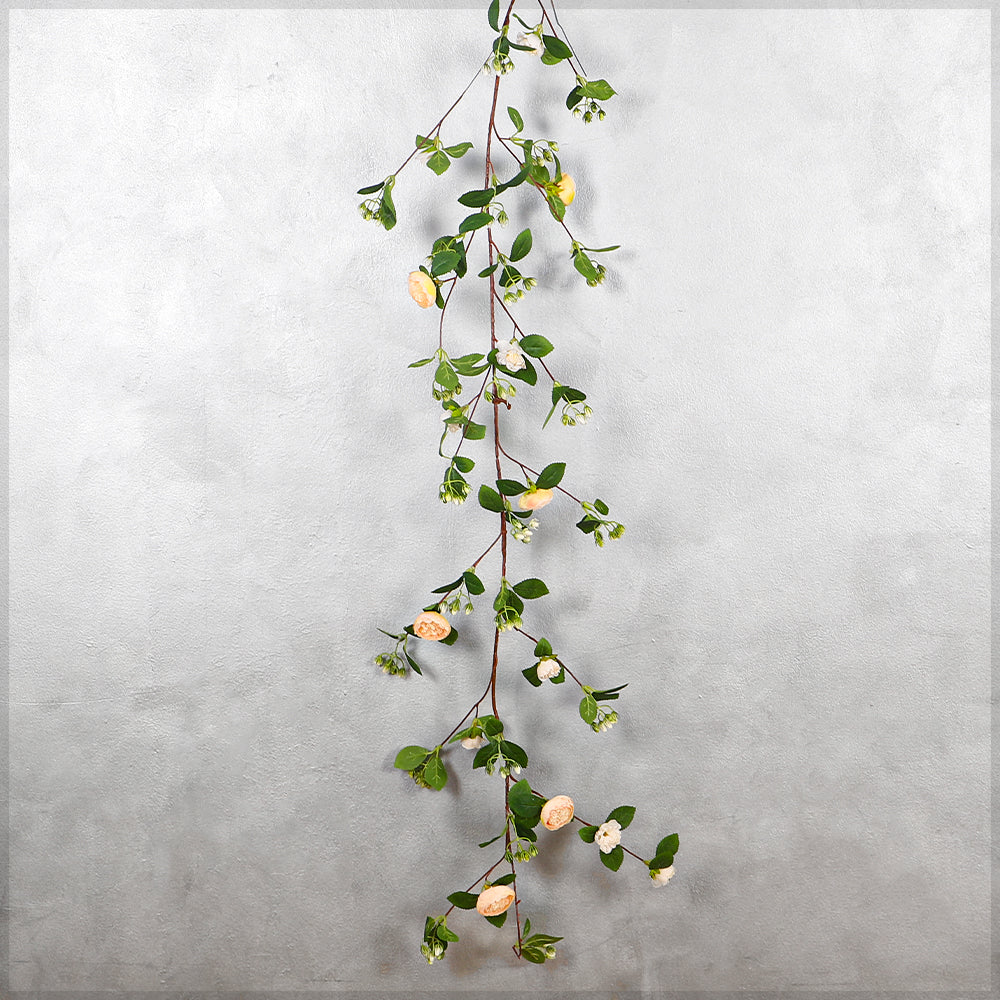 Artificial Hanging Rose Flower Single Vine - Image 24
