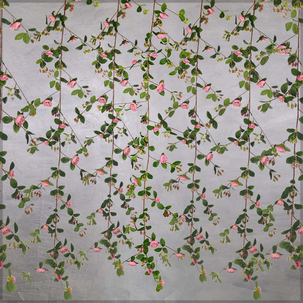 Artificial Hanging Rose Flower Single Vine - Image 5