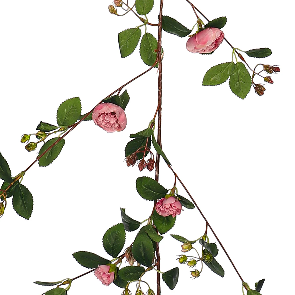 Artificial Hanging Rose Flower Single Vine - Image 7