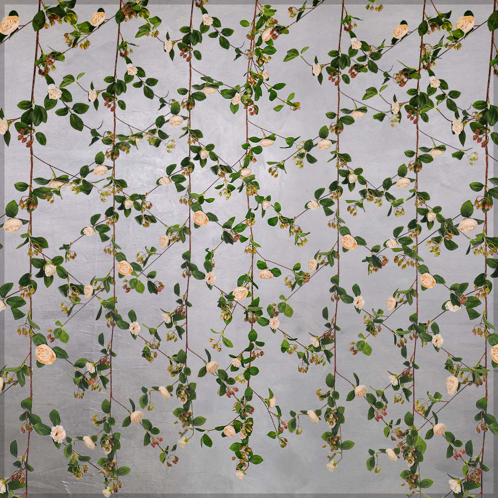 Artificial Hanging Rose Flower Single Vine - Image 9