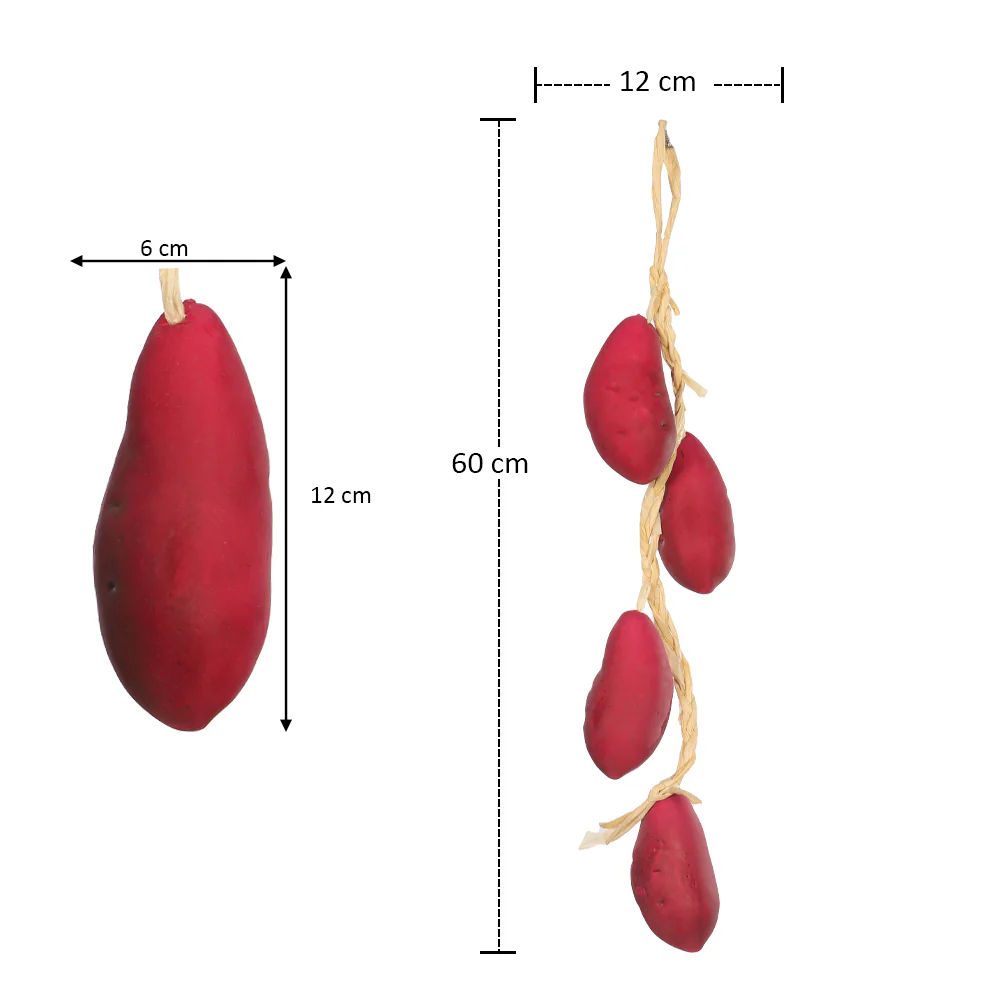Artificial Hanging Vegetable in a Single String - Image 11
