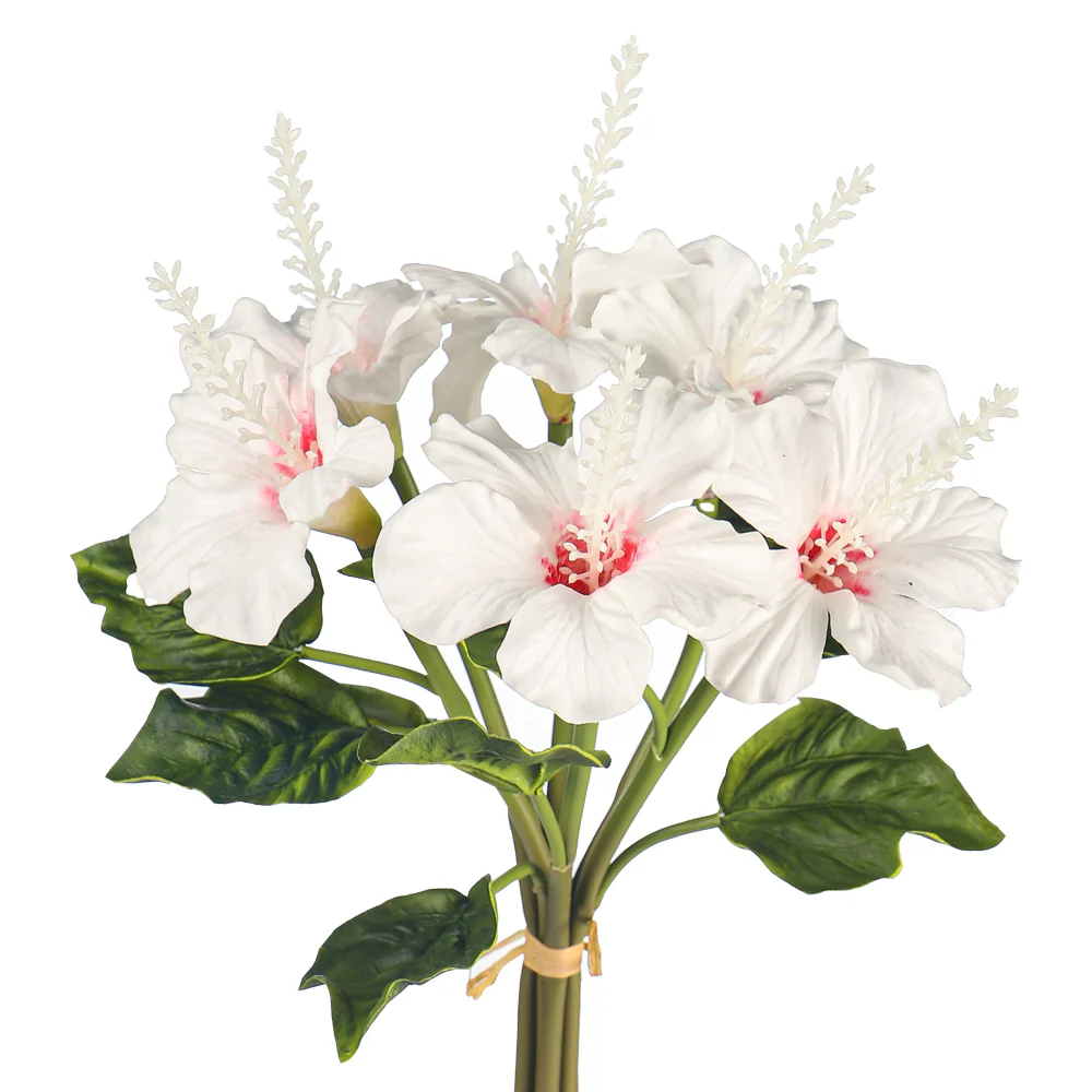 Artificial Hibiscus Flowers singele Bunch (without vase) - Image 12