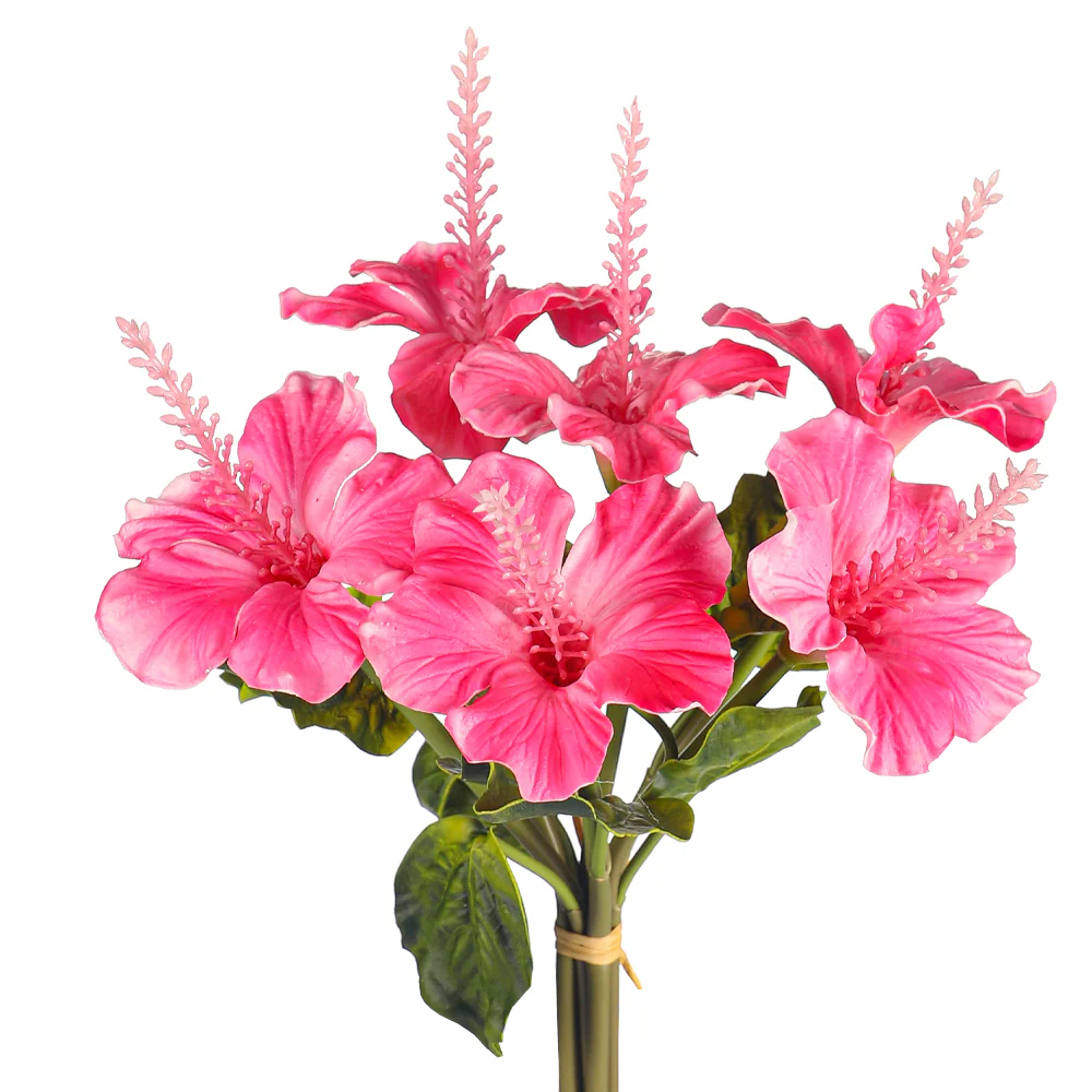 Artificial Hibiscus Flowers singele Bunch (without vase) - Image 6