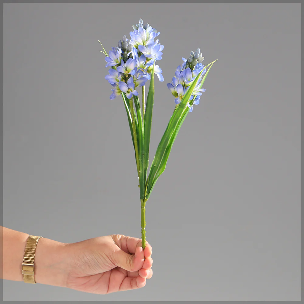 Artificial Hyacinth Flower Bunch - Image 13